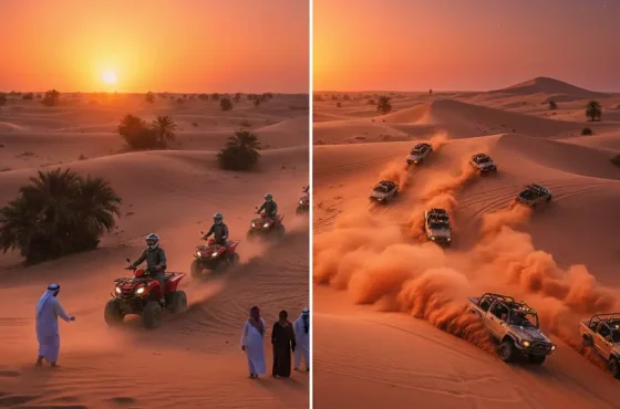 Evening Desert safari with 30 minutes Quad bike