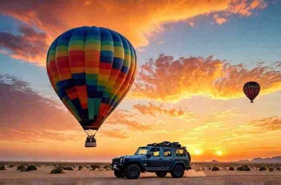Hot Air Balloon Experience – Dubai Desert
