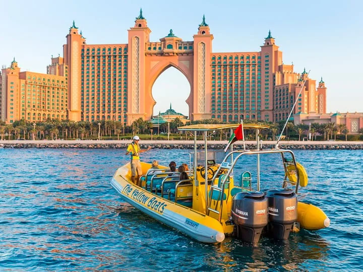 The Yellow Boats Dubai – 75 Min Atlantis Tour